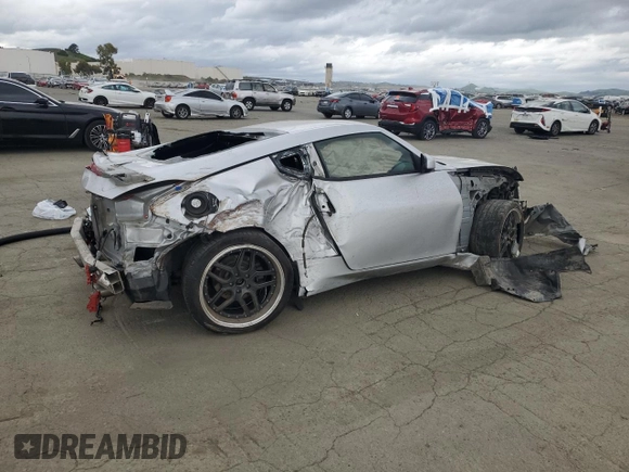 2011 Nissan 370Z with VIN JN1AZ4EH4BM555242, listed as a Copart auction lot 48924765 with 103,116 mi miles and Salvage Title. Bid and sale history available at carsss.com. Image 3.