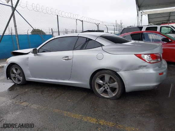 2010 Lexus IS 350C with VIN JTHFE2C20A2501463, listed as a IAAI auction lot 41562329 with NaN miles. Bid and sale history available at carsss.com. Image 14.