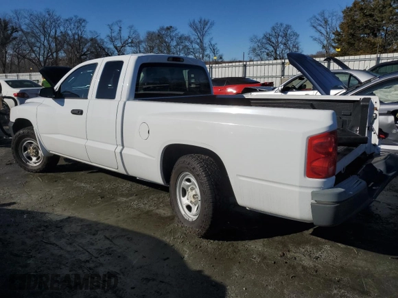 2005 Dodge Dakota ST with VIN 1D7HE22K95S304640, listed as a Copart auction lot 86522854 with Not Provided miles and Salvage Title. Bid and sale history available at DreamBid. Image 2.