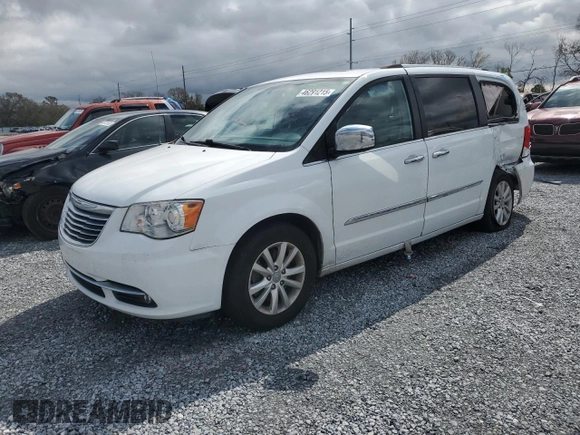 2016 Chrysler Town & Country Limited Platinum with VIN 2C4RC1GG8GR215732, listed as a Copart auction lot 46291215 with 118,192 mi miles and Salvage Title. Bid and sale history available at carsss.com. Image 1.
