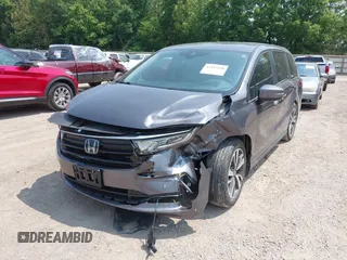 2022 Honda Odyssey Touring z VIN 5FNRL6H83NB023583, wystawiony jako IAAI lot #42425498 z przebiegiem Nie podano mil oraz . Historia ofert i sprzedaży dostępna na DreamBid. Obrazek 6.