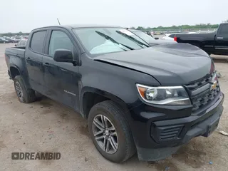 2021 Chevrolet Colorado 2WD Work Truck z VIN 1GCGSBEN5M1293788, wystawiony jako IAAI lot #42072335 z przebiegiem 66 806 mil mil oraz . Historia ofert i sprzedaży dostępna na DreamBid. Obrazek 1.