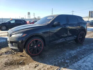 2017 Jaguar F-Pace S with VIN SADCM2BV1HA061406, listed as a Copart auction lot 88401635 with 75,845 mi miles and Salvage Title. Bid and sale history available at DreamBid. Image 1.