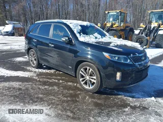 2014 Kia Sorento SX Limited with VIN 5XYKWDA75EG459116, listed as a IAAI auction lot 41551407 with 153,622 mi miles. Bid and sale history available at carsss.com. Image 1.