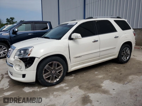 2012 GMC Acadia Denali with VIN 1GKKVTEDXCJ232616, listed as a Copart auction lot 56656055 with 189,808 mi miles and Non repairable. Bid and sale history available at DreamBid. Image 1.