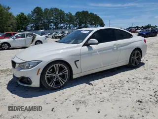 2017 BMW 4 Series 430i xDrive with VIN WBA4R9C3XHK878808, listed as a Copart auction lot 58300774 with 145,067 mi miles and Salvage Title. Bid and sale history available at DreamBid. Image 1.