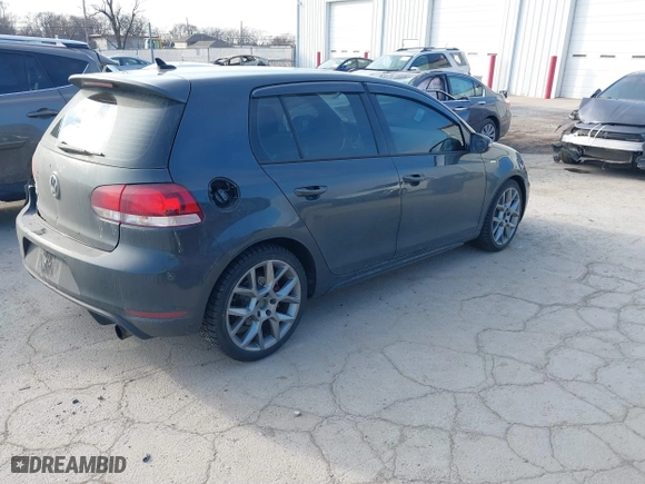 2013 Volkswagen GTI with VIN WVWHV7AJ2DW129476, listed as a IAAI auction lot 41716090 with 132,996 mi miles. Bid and sale history available at carsss.com. Image 4.