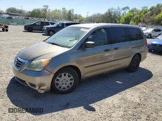 2010 Honda Odyssey LX with VIN 5FNRL3H21AB018077, listed as a Copart auction lot 50621515 with 0 mi miles and Salvage Title. Bid and sale history available at carsss.com. Image 1.