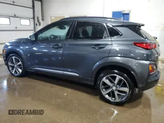 2020 Hyundai Kona Limited z VIN KM8K3CA52LU459888, wystawiony jako Copart lot #55768405 z przebiegiem 36 056 mil mil oraz Szkoda całkowita • Salvage title. Historia ofert i sprzedaży dostępna na DreamBid. Obrazek 2.