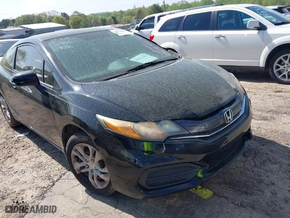2014 Honda Civic Coupe LX with VIN 2HGFG3B56EH503522, listed as a IAAI auction lot 41962480 with 1 mi miles. Bid and sale history available at carsss.com. Image 1.