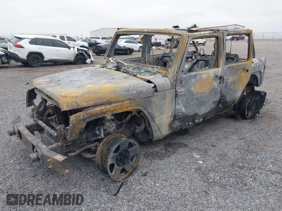 2018 Jeep Wrangler JK Unlimited Sport RHD with VIN 1C4BJWKG9JL897578, listed as a IAAI auction lot 41620718 with 1 mi miles. Bid and sale history available at carsss.com. Image 2.