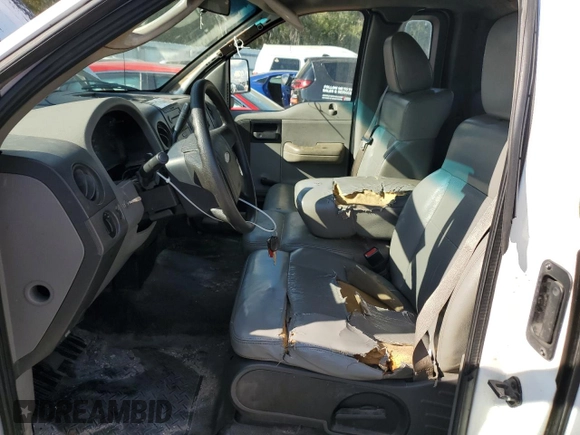 2008 Ford F-150 XL with VIN 1FTVF12548KB82613, listed as a Copart auction lot 44939455 with 281,353 mi miles and Salvage title. Bid and sale history available at DreamBid. Image 7.