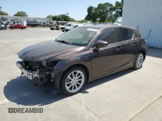 2011 Lexus CT 200h with VIN JTHKD5BH5B2046281, listed as a Copart auction lot 54407425 with 191,093 mi miles and Salvage Title. Bid and sale history available at DreamBid. Image 1.