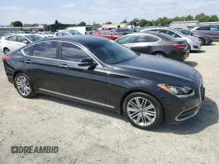 2018 Genesis G80 3.8L z VIN KMHGN4JE1JU265162, wystawiony jako Copart lot #54586385 z przebiegiem 142 247 mil mil oraz Tytuł czysty. Historia ofert i sprzedaży dostępna na DreamBid. Obrazek 4.