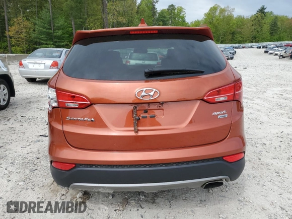 2016 Hyundai Santa Fe z VIN 5XYZTDLB7GG346554, wystawiony jako Copart lot #56898045 z przebiegiem 84 915 mil mil oraz Szkoda całkowita • Salvage title. Historia ofert i sprzedaży dostępna na DreamBid. Obrazek 6.