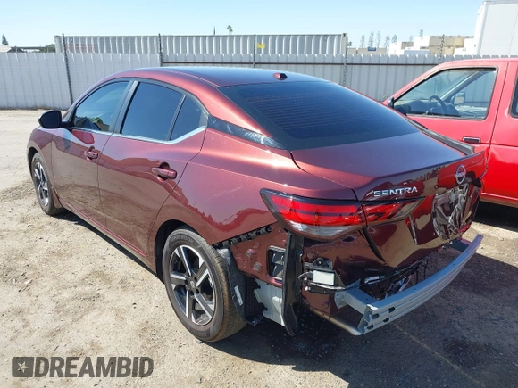 2024 Nissan Sentra SV with VIN 3N1AB8CV9RY379302, listed as a IAAI auction lot 42505057 with 4,839 mi miles and . Bid and sale history available at DreamBid. Image 3.