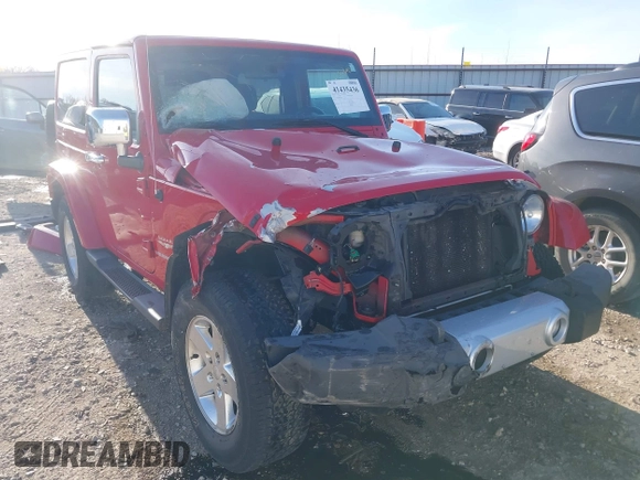 2011 Jeep Wrangler Sahara with VIN 1J4AA5D18BL561687, listed as a IAAI auction lot 41435436 with 76,284 mi miles and . Bid and sale history available at DreamBid. Image 6.