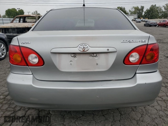 2004 Toyota Corolla CE with VIN 1NXBR32E34Z297414, listed as a Copart auction lot 52541105 with 147,072 mi miles and Salvage Title. Bid and sale history available at DreamBid. Image 6.