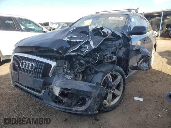 2012 Audi Q5 Premium Plus with VIN WA1LFAFPXCA128051, listed as a Copart auction lot 85865144 with 154,250 mi miles and Salvage title. Bid and sale history available at DreamBid. Image 1.