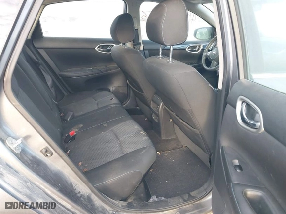 2017 Nissan Sentra SV with VIN 3N1AB7AP2HY234874, listed as a IAAI auction lot 40588556 with 129,025 mi miles. Bid and sale history available at carsss.com. Image 8.
