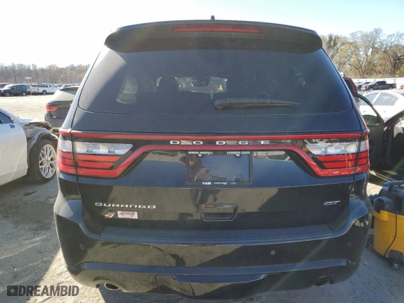2022 Dodge Durango GT with VIN 1C4RDJDG5NC136610, listed as a Copart auction lot 83856034 with 38,891 mi miles and Salvage Title. Bid and sale history available at carsss.com. Image 6.