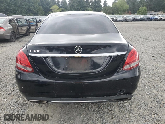 2016 Mercedes-Benz C 300 with VIN 55SWF4JB1GU109657, listed as a Copart auction lot 62938525 with 113,587 mi miles and Clean title. Bid and sale history available at DreamBid. Image 6.