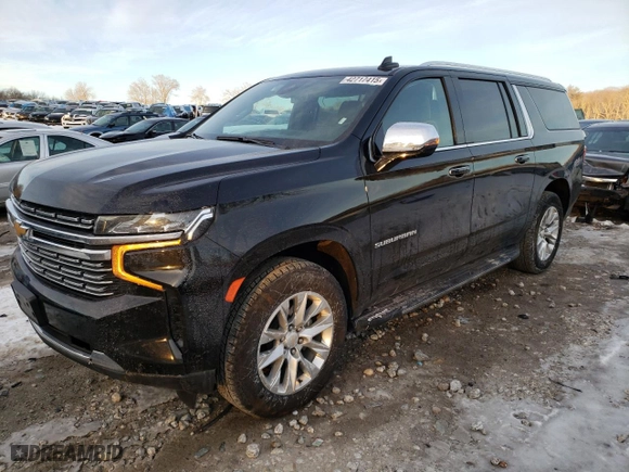 2024 Chevrolet Suburban Premier with VIN 1GNSKFKDXRR129773, listed as a Copart auction lot 42717415 with 39,657 mi miles and Clean Title. Bid and sale history available at carsss.com. Image 1.