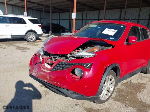 2016 Nissan Juke S with VIN JN8AF5MR8GT601274, listed as a IAAI auction lot 41837920 with 100,856 mi miles. Bid and sale history available at carsss.com. Image 6.