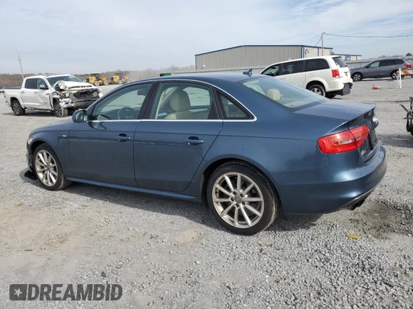 2015 Audi A4 Premium Plus with VIN WAUFFAFL7FN020965, listed as a Copart auction lot 45794985 with 136,897 mi miles and Salvage Title. Bid and sale history available at carsss.com. Image 2.