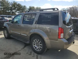 2008 Nissan Pathfinder LE with VIN 5N1BR18B08C619357, listed as a Copart auction lot 45152395 with 266,201 mi miles and Salvage Title. Bid and sale history available at carsss.com. Image 2.