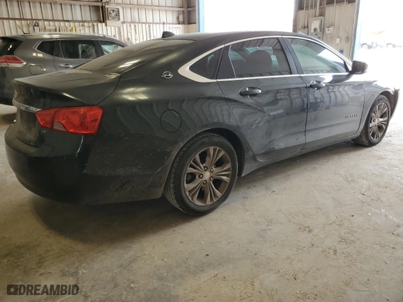 2014 Chevrolet Impala LT with VIN 1G1125S34EU132898, listed as a Copart auction lot 53498345 with 164,160 mi miles and Salvage Title. Bid and sale history available at carsss.com. Image 3.