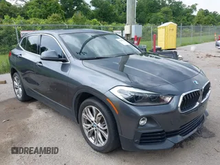 2019 BMW X2 sDrive28i with VIN WBXYJ3C57KEP77308, listed as a IAAI auction lot 42367922 with 88,557 mi miles and . Bid and sale history available at DreamBid. Image 1.