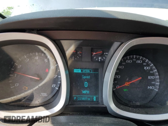 2013 Chevrolet Equinox LT with VIN 2GNALDEK2D6177148, listed as a Copart auction lot 55315075 with 223,807 mi miles and Clean Title. Bid and sale history available at DreamBid. Image 9.