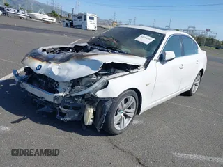 2010 BMW 5 Series 528i with VIN WBANU5C54AC365941, listed as a IAAI auction lot 41796704 with 129,832 mi miles and . Bid and sale history available at carsss.com. Image 2.
