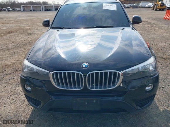 2015 BMW X3 xDrive28i with VIN 5UXWX9C52F0D46207, listed as a IAAI auction lot 41789419 with 133,678 mi miles. Bid and sale history available at carsss.com. Image 6.