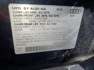 2018 Audi Q5 Premium Plus z VIN WA1BNAFY7J2165573, wystawiony jako Copart lot #56040975 z przebiegiem 75 330 mil mil oraz Szkoda całkowita • Salvage title. Historia ofert i sprzedaży dostępna na DreamBid. Obrazek 13.