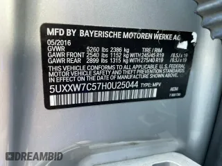 2017 BMW X4 M40i with VIN 5UXXW7C57H0U25044, listed as a Copart auction lot 46372383 with 110,116 mi miles. Bid and sale history available at carsss.com. Image 10.