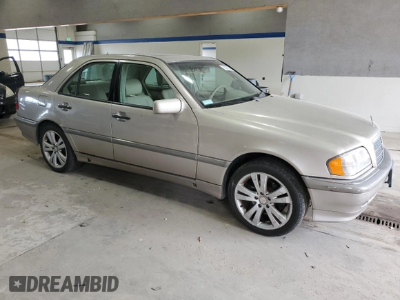 1999 Mercedes-Benz C 230/260/280/320 with VIN WDBHA24G7XA740618, listed as a Copart auction lot 78695104 with 144,512 mi miles and Salvage Title. Bid and sale history available at carsss.com. Image 4.