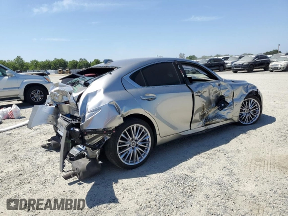 2023 Lexus IS 300 с VIN JTHDA1D2XP5124675, выставлен на аукционе Copart как лот 54183215 с пробегом 27 110 миль миль и Списание • Salvage title. История ставок и продаж доступна на DreamBid. Изображение 3.