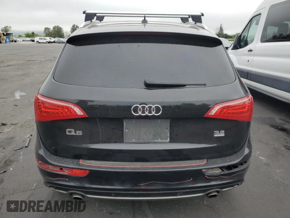 2011 Audi Q5 Premium Plus with VIN WA1DKAFP2BA060570, listed as a Copart auction lot 53668585 with 133,250 mi miles and Salvage title. Bid and sale history available at DreamBid. Image 6.