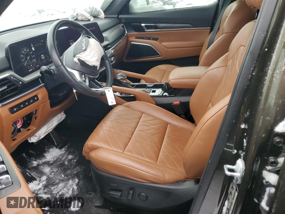 2023 Kia Telluride SX Prestige X-Pro with VIN 5XYP5DGC3PG354591, listed as a Copart auction lot 87465074 with 24,545 mi miles and Salvage title. Bid and sale history available at DreamBid. Image 7.