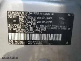 2016 Toyota RAV4 LE with VIN 2T3ZFREV6GW303336, listed as a Copart auction lot 50812565 with 93,557 mi miles and Salvage Title. Bid and sale history available at carsss.com. Image 15.