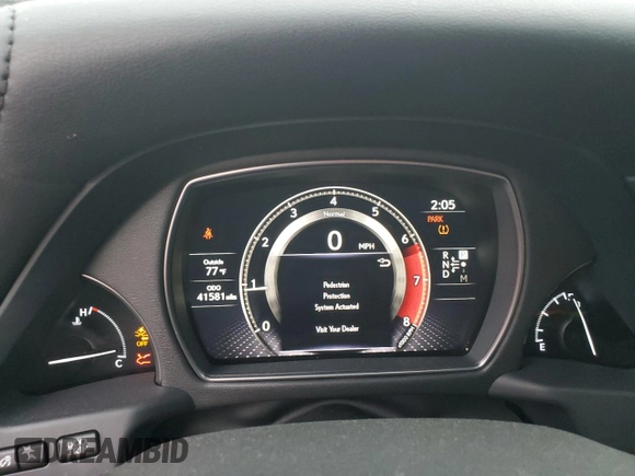 2021 Lexus LS 500 with VIN JTHG5LFF1M5014039, listed as a Copart auction lot 59346835 with 41,581 mi miles and Salvage title. Bid and sale history available at DreamBid. Image 9.