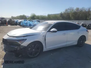 2023 Acura Integra Technology with VIN 19UDE4H62PA013504, listed as a Copart auction lot 57128995 with 7,913 mi miles and Salvage title. Bid and sale history available at DreamBid. Image 1.