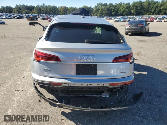 2023 Audi Q5 Sportback S line Premium Plus with VIN WA15AAFY3P2006485, listed as a Copart auction lot 81367284 with Not provided miles and Non repairable. Bid and sale history available at DreamBid. Image 6.