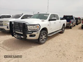 2022 Ram 2500 Lone Star z VIN 3C6UR5DL1NG165221, wystawiony jako Copart lot #50350435 z przebiegiem 113 088 mil mil oraz Czysty tytuł • Clean title. Historia ofert i sprzedaży dostępna na DreamBid. Obrazek 1.