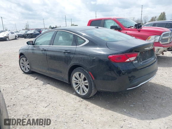 2015 Chrysler 200 Limited with VIN 1C3CCCAB6FN524453, listed as a IAAI auction lot 42075261 with 143,231 mi miles and . Bid and sale history available at DreamBid. Image 3.