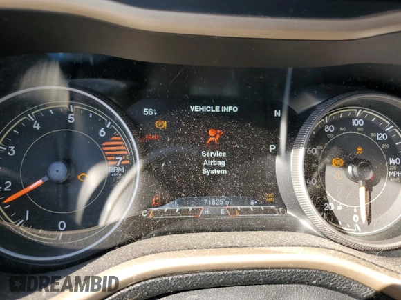 2018 Jeep Cherokee Limited z VIN 1C4PJMDB5JD509235, wystawiony jako Copart lot #45666685 z przebiegiem 71 825 mil mil oraz Szkoda całkowita • Salvage title. Historia ofert i sprzedaży dostępna na DreamBid. Obrazek 9.