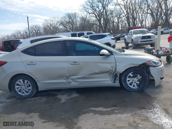 2018 Hyundai Elantra SE with VIN KMHD74LF9JU475088, listed as a IAAI auction lot 41813948 with 114,590 mi miles. Bid and sale history available at carsss.com. Image 6.