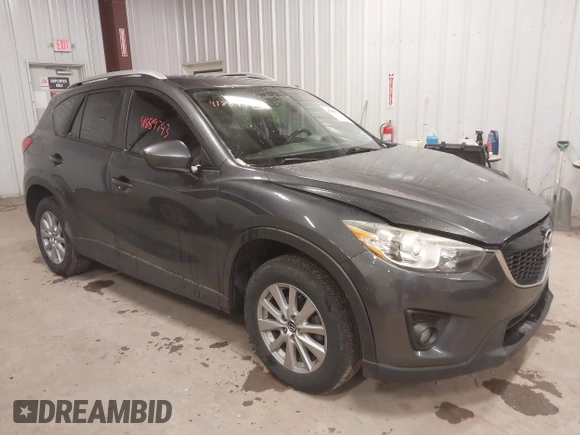 2015 Mazda CX-5 Touring with VIN JM3KE4CY3F0460501, listed as a IAAI auction lot 41889743 with 160,367 mi miles. Bid and sale history available at carsss.com. Image 1.